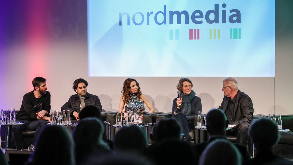 nordmedia Podiumsdiskussion auf einem Filmfest